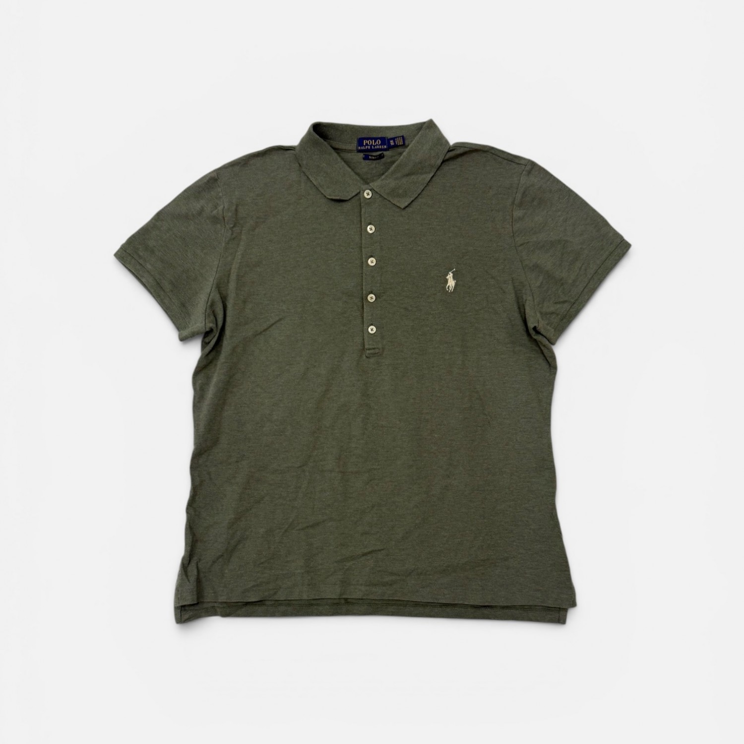 Polo Ralph Lauren Χακί Ανδρική Μπλούζα Polo